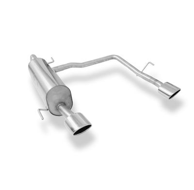 Salida del silenciador trasero derecho/izquierdo para Opel Corsa D Rieger - 115x85 Fox exhaust
