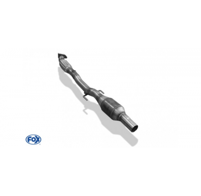 Escape FOX Opel Corsa D NRE Downpipe incl. 200 cells HJS-catalizador with Euro 5-norm