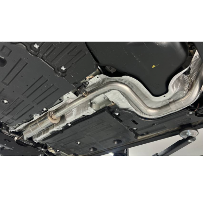 Silenciador delantero del Opel Corsa F Fox exhaust