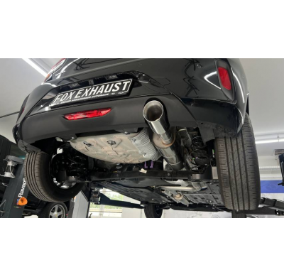 Silenciador final para Opel Corsa F - 1x100 tipo 25 Fox exhaust