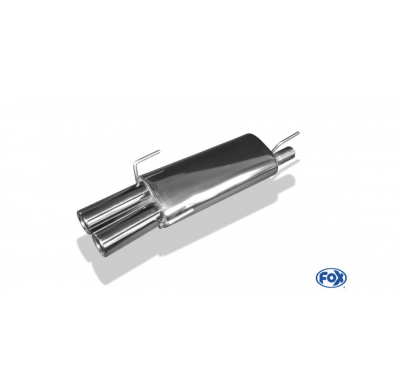 Escape FOX Opel Astra F-CC escape final 3 puntos de fijacion en la entrada - 2x80 13