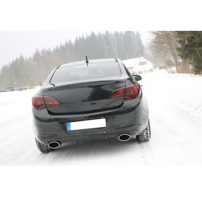 Escape FOX Opel Astra J notchback escape final cross exit duplex - 160x90 type 38 duplex