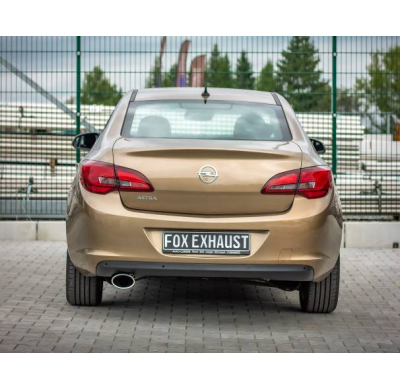 Salida transversal del silenciador final izquierdo del Opel Astra J Sports Tourer - Fox exhaust