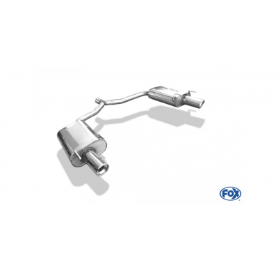 Escape FOX Opel Vectra C GTS escape final duplex 1 entrada - 1x90 17 duplex