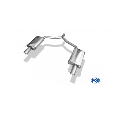 Escape FOX Opel Vectra C GTS escape final duplex 1 entrada - 1x90 17 duplex