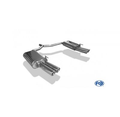 Escape FOX Opel Vectra C GTS escape final duplex doble entrada - 2x76 17 duplex