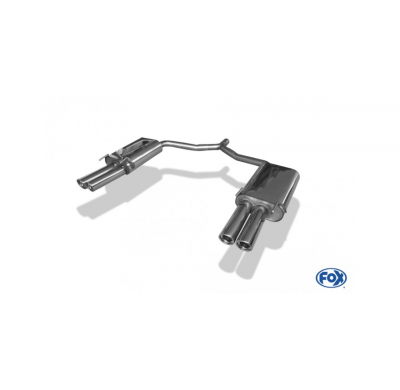 Escape FOX Opel Vectra C GTS escape final duplex doble entrada - 2x76 17 duplex