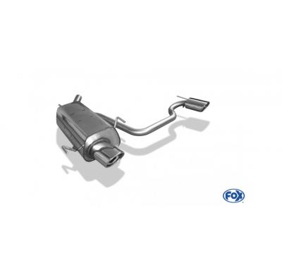 Escape FOX Opel Tigra B TwinTop escape final salida duplex - 115x85 33 duplex