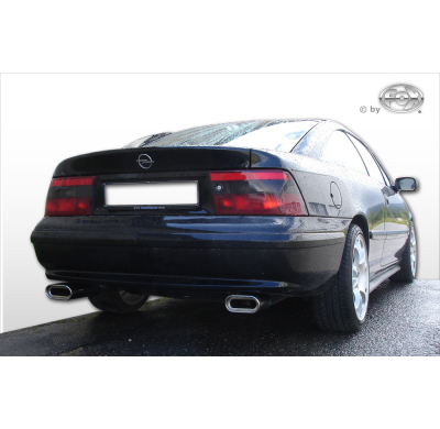 Escape FOX Opel Calibra A escape final salida duplex - 135x80 53 duplex