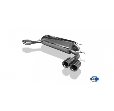 Escape FOX Opel Antara escape final cross salida duplex - 2x80 13 duplex