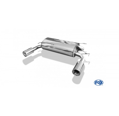 Escape FOX Opel Antara escape final cross salida duplex - 1x100 13 duplex