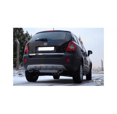 Escape FOX Opel Antara escape final cross salida duplex - 140x90 33 duplex