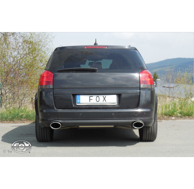 Escape FOX Opel Signum Sportheck escape final salida duplex - 140x90 44 duplex