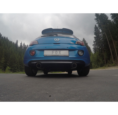 Escape FOX Opel Adam S escape final cross - salida duplex - 1x100 25 duplex