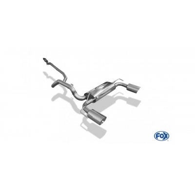 Escape FOX Opel Adam S escape final cross - salida duplex - 1x100 25 duplex