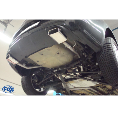 Escape FOX Opel Cascada escape final cross salida duplex - 145x65 59 duplex