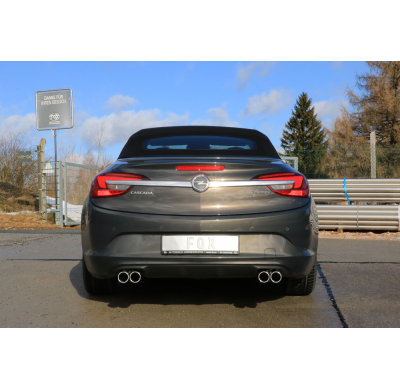 Escape FOX Opel Cascada Escape Final Duplex dch/izq - 2x76 12 dch/izq