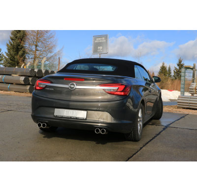 Escape FOX Opel Cascada Escape Final Duplex dch/izq - 2x76 12 dch/izq