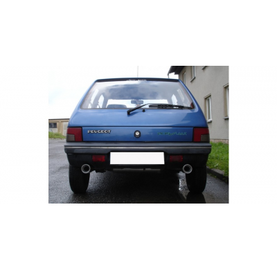 Escape FOX Peugeot 205 escape final cross salida duplex - 1x90 13 duplex