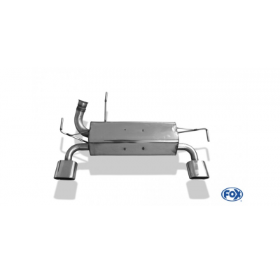 Escape FOX Peugeot 206 RC escape final cross salida duplex - 135x80 52 duplex