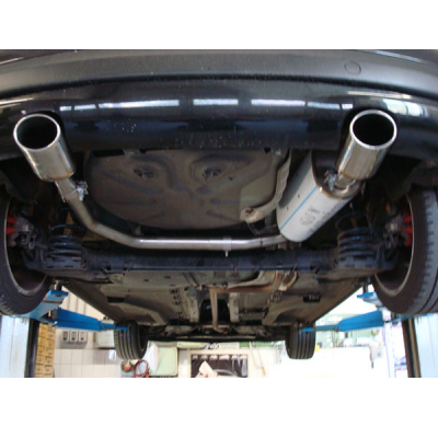 Escape FOX Peugeot 207 HDI/ 207cc HDI escape final salida duplex - 115x85 32 duplex