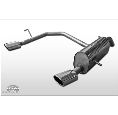 Escape FOX Peugeot 207 HDI/ 207cc HDI escape final salida duplex - 115x85 32 duplex