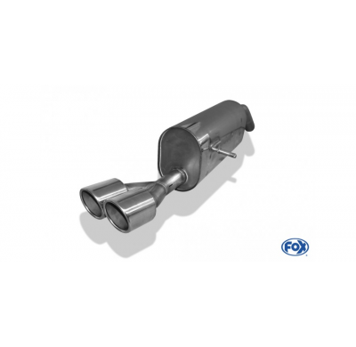 FOX Escape trasero en un lado - 2x100 tipo 16 Peugeot 207 SW RC Año:Desde 2007 1,6l 128W