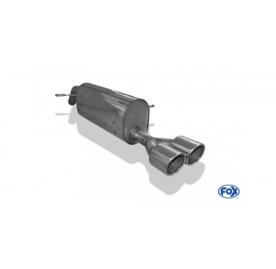 FOX Escape trasero en un lado - 2x100 tipo 16 Peugeot 207 SW RC Año:Desde 2007 1,6l 128W