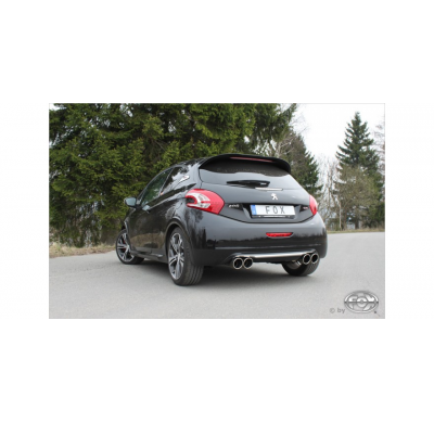 Escape FOX Peugeot 208 GTI escape final salida duplex - 2x90 16 duplex