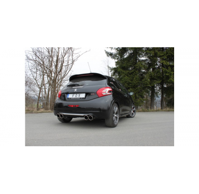 Escape FOX Peugeot 208 GTI escape final salida duplex - 2x90 16 duplex