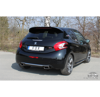 Escape FOX Peugeot 208 GTI escape final salida duplex - 145x65 59 duplex
