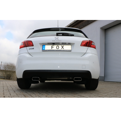 Escape FOX Peugeot 308 II Escape Final Duplex - 145x65 59 dch/izq