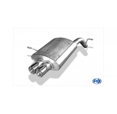 Escape FOX Peugeot 407 - 2,0l 16V escape final - 2x80 13