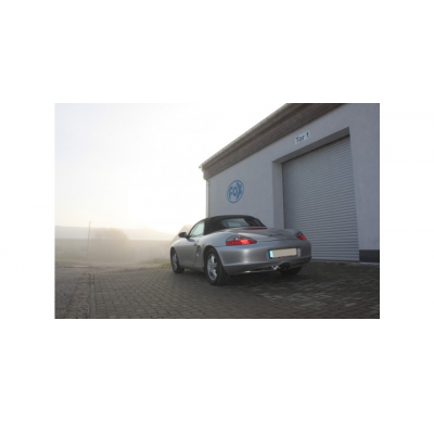 Escape FOX Porsche Boxster 986 escape final salida central - 2x80 25