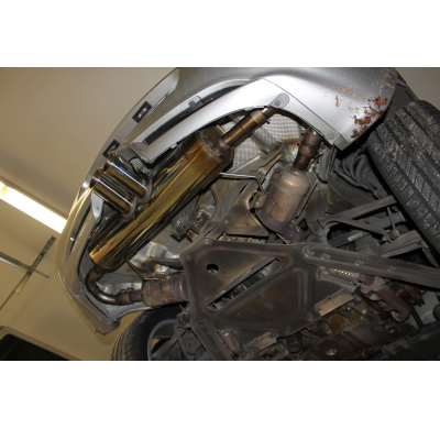 Escape FOX Porsche Boxster 986 escape final salida central - 2x80 25