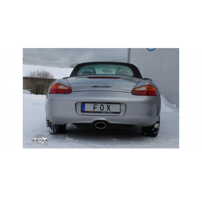 Escape FOX Porsche Boxster 986 escape final salida central - 2x80 17