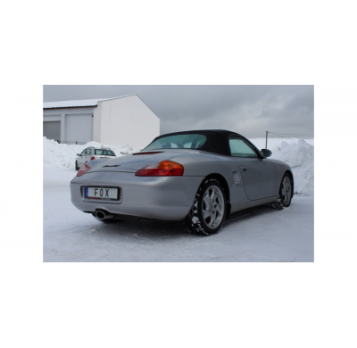 Escape FOX Porsche Boxster 986 escape final salida central - 2x80 17