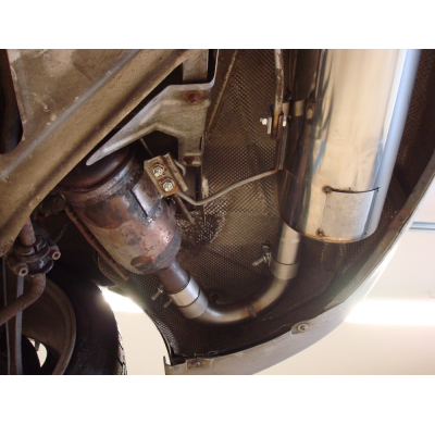 Escape FOX Porsche Boxster 986 escape final salida central - 2x80 17