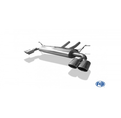 Escape FOX Porsche Cayenne escape final duplex - 2x90 13 duplex - diametro: 70mm