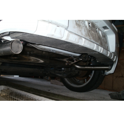 Escape FOX Renault Clio III B Sport reestyling escape final cross exit duplex without tail pipes (for the original tail pipes)