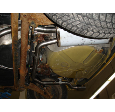 Escape FOX Renault Megane I - DA Coach escape final salida duplex - 1x90 13 duplex