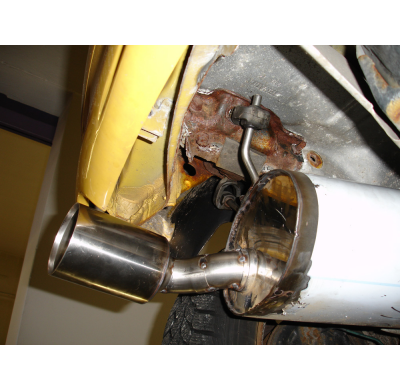 Escape FOX Renault Megane I - DA Coach escape final salida duplex - 1x90 13 duplex