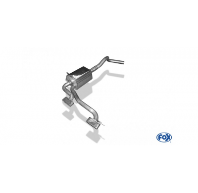 Escape FOX Renault Megane II Sport Escape Final Central - 2x130x50 52