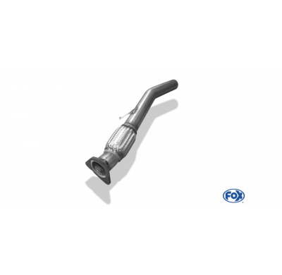 Escape FOX Renault Megane III Coupe tubo conexion with flexi pipe and flange