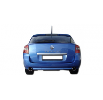 Escape FOX Renault Laguna III Grandtour pair of tail pipes fitted on orginal escape final - 115x85 38 duplex