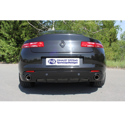 Escape FOX Renault Laguna III Coupe Tail pipe for the original escape final - 1x90 25 duplex