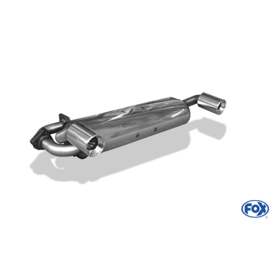 Escape FOX MG TF escape final salida duplex - 1x90 13 duplex