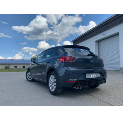 Seat Ibiza V - Escape trasero FOX KJ sin - 2x80 tipo 25