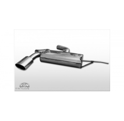 Escape FOX VW Golf V GTI/ GTD Endschalldämpfer - 129x106 Typ 32