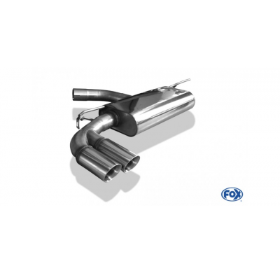 Audi A3 - 8V Sedan "con S-Line o S3 parachoques" Escape trasero FOX - 2x80 tipo 25